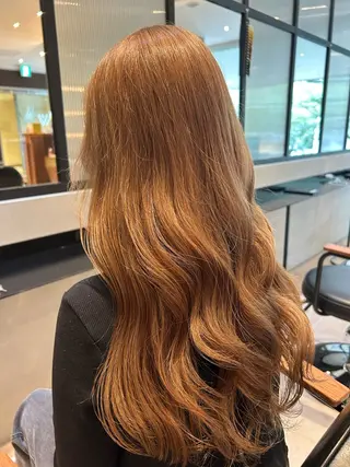 セミロング ヘアアレンジ 縮毛矯正/カット/ 韓国ヘア/蛯原🍤のヘアスタイル