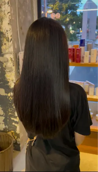 ロング 上原 心のヘアスタイル