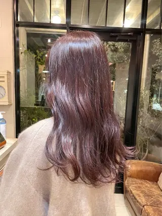 ロング カラー Luce横浜店所属・yuu 🪴 透明感 カラー/メンズパーマのヘアスタイル