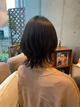 ミディアム 遠藤 朱郁のヘアスタイル