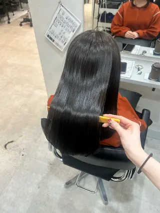 ロング 柔らかい縮毛矯正/ ボブ/北林のヘアスタイル