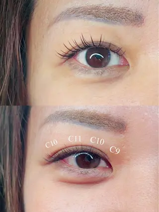 マツエク・マツパ Reir・ SHIORIのマツエク・マツパデザイン