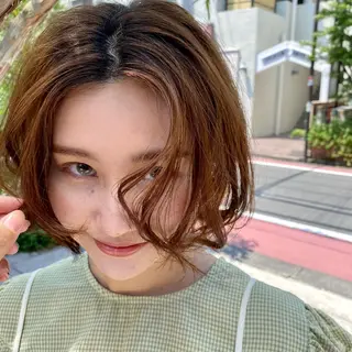 ミディアム 石井 さくらのヘアスタイル
