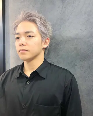カラー ヘアアレンジ メンズ ainico+所属・メンズ特化✂️栗原 侑也のヘアスタイル