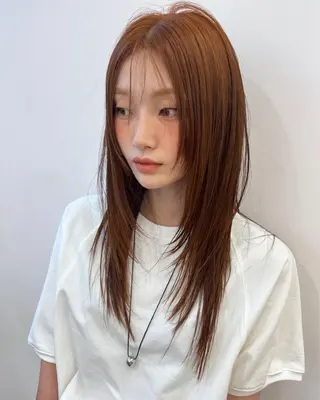 ロング カラー 堤 翔平のヘアスタイル
