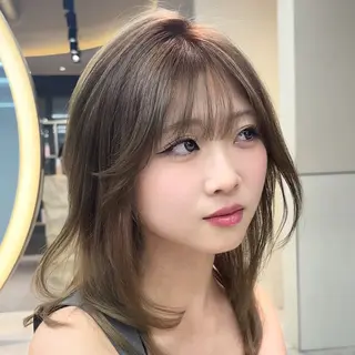 ミディアム カラー 🎀𝑆𝐴𝑅𝐴 /レイヤーカット🎀のヘアスタイル