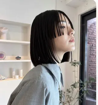 ショート youres hair恵比寿本店所属・縮毛矯正×レイヤー カット/飯田 輝のヘアスタイル