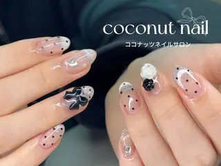 ネイル 神田 ココナッツのネイルデザイン