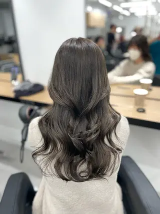 ロング 💍大人デザイン /ハイトーン♡リクトのヘアスタイル