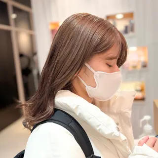 ミディアム カラー 透明感カラー/レイ ヤー/Nana🌈のヘアスタイル