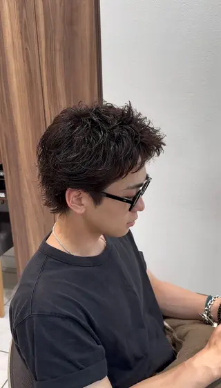 パーマ メンズ 荻巣 うららのヘアスタイル