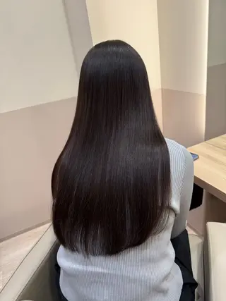 ロング カラー 髪質改善、全席個室、 錦糸町⭐️原孝嘉のヘアスタイル