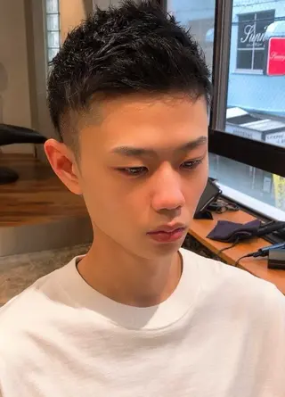 ショート Cuon所属・トクガミ マサのヘアスタイル