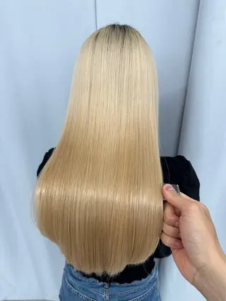 ロング 【ヤバ髪から美髪へ】 縮毛矯正特化アチワのヘアスタイル