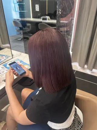 カラー EARTH浦和所属・小向 音緒のヘアスタイル