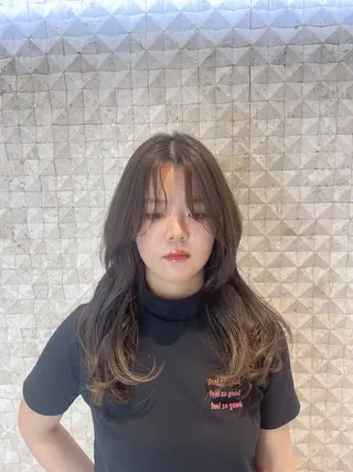 ロング カラー ラティアンヌイグレック所属・豊中/髪質改善/ レイヤーカットミヅキのヘアスタイル