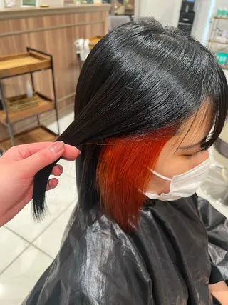 ミディアム カラー 🩷渋谷/韓国レイヤ ー/艶髪/Sayaのヘアスタイル