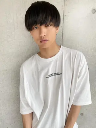 ショート パーマ メンズ 💕上野美容師☁ ブリーチ💖サワのヘアスタイル