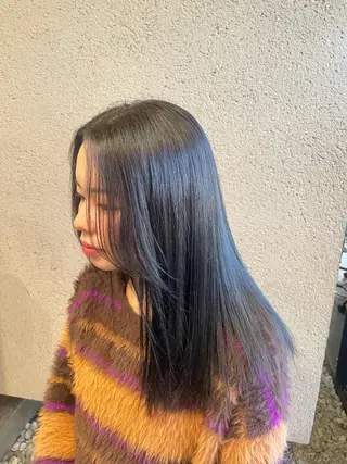 セミロング カラー SARAJU仁川 _aya🌼のヘアスタイル