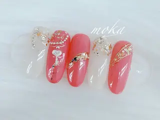 ネイル 胡蝶蘭レディースサロ ンNailMOKAのネイルデザイン