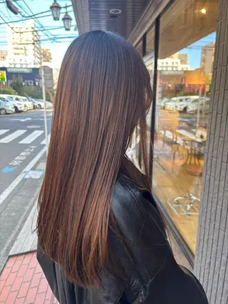 ロング ゆうこ🍀髪質改善/ ストレート/艶カラーのヘアスタイル