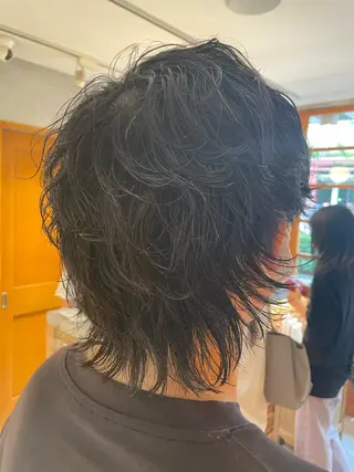 ミディアム パーマ メンズ 【店長】 草間大輔のヘアスタイル
