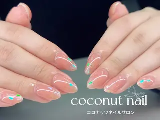 ネイル 神田 ココナッツのネイルデザイン