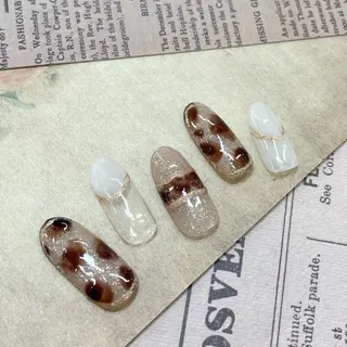 ネイル ⭐︎休業中の練習⭐︎ JNA認定講師髙橋のネイルデザイン