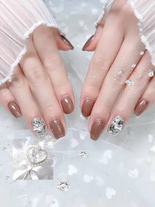 ネイル 12/23空✩⡱🩵 aoi🩵のネイルデザイン