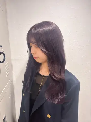 ロング カラー 髪質改善🩰透明感カ ラー🎀hinanoのヘアスタイル