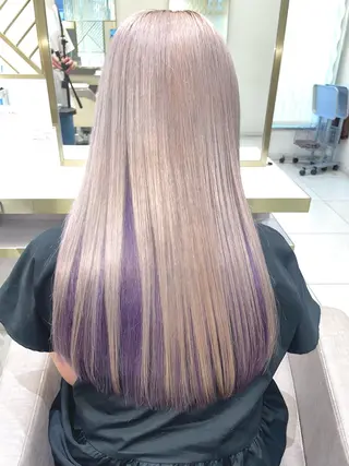 カラー 顔まわり/インナー カラー/　syuriのヘアスタイル