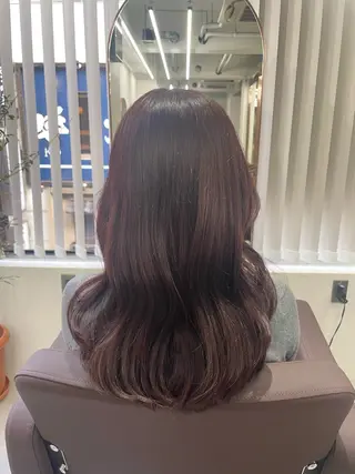 ロング カラー 川中 あいかのヘアスタイル