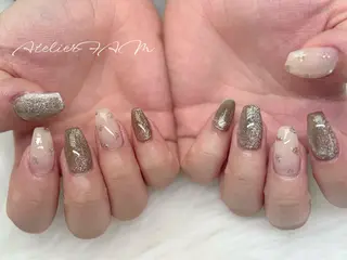 ネイル nail&eyelashsalon atelier fam上本町店所属・アトリエ FAMのネイルデザイン