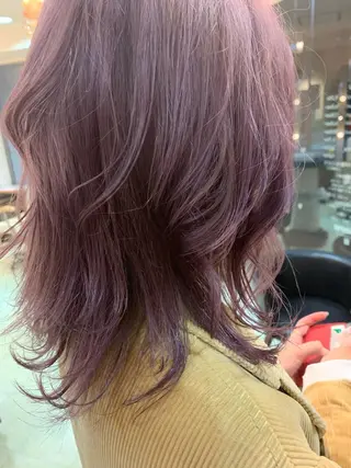 ミディアム カラー DiMPlE  ディンプル所属・🌸スタイリスト 山浦美恵のヘアスタイル