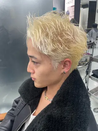 ショート メンズ Aguhair dolce所属・すぐ予約可能⭕️ さかもとゆうきのヘアスタイル