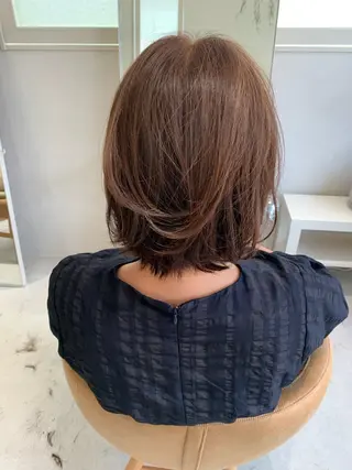 ミディアム 🌸花屋併設🌸寺島 秀美のヘアスタイル