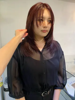 ロング カラー iroha/ n.w.h🎀のヘアスタイル