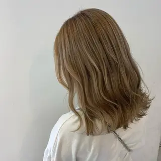 ミディアム カラー MARLE 今里店のヘアスタイル