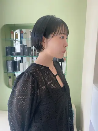 ショート ETRE所属・🫧透明感カラー🫧 古川穂果のヘアスタイル