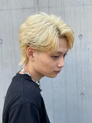 ショート カラー パーマ ヘアアレンジ メンズ 亀井隆汰/メンズ専門 パーマ特化美容師のヘアスタイル