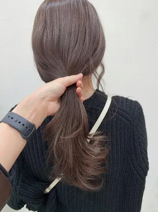 ミディアム カラー kitagawa mayuのヘアスタイル