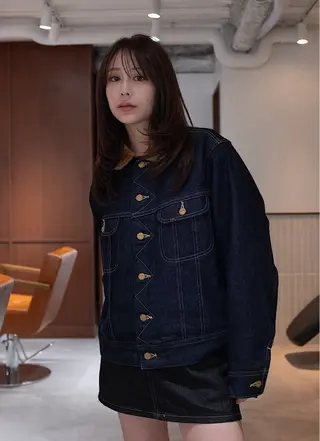 ロング カラー opus 店長大和 レイヤー/赤み消しのヘアスタイル