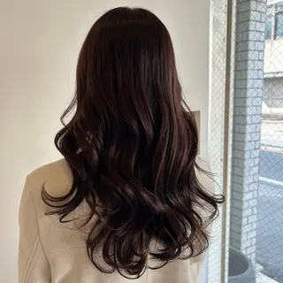 セミロング カラー 💚 nao💚のヘアスタイル