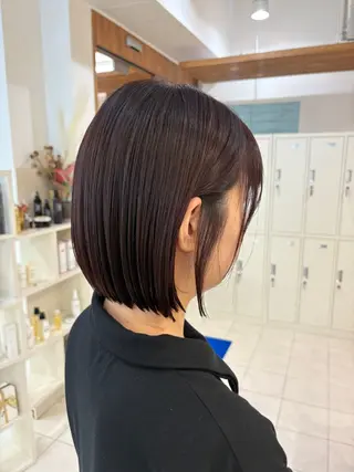 ショート くびれヘア/レイヤー カット/ユウカのヘアスタイル