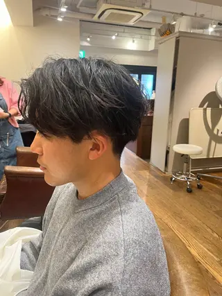 パーマ メンズ 佐藤宰❪髪質改善❫ ❪カラー/透明感❫のヘアスタイル