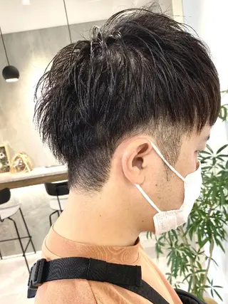 メンズ ショート ﾒﾝｽﾞ＆ｼｮｰﾄ LEA山村真史のヘアスタイル