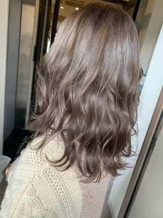 セミロング カラー 髪質改善will hairdesignのヘアスタイル