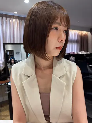 ミディアム ✨髪質改善特化✨副 店長椎葉信乃介のヘアスタイル