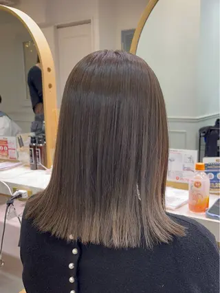 ミディアム カラー 長島美織 /透明感カラーのヘアスタイル