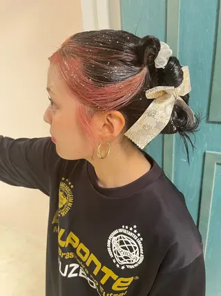カラー ヘアアレンジ RIO 福岡美容師のヘアスタイル